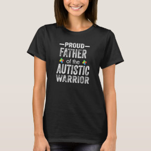 Mens Autismmedvetenhet Pussel Stolt far Autisti T Shirt