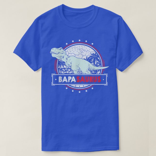 Mens BapaSaurus TRe Tshirt for Bapa Funny Men Fath T Shirt (Design framsida)