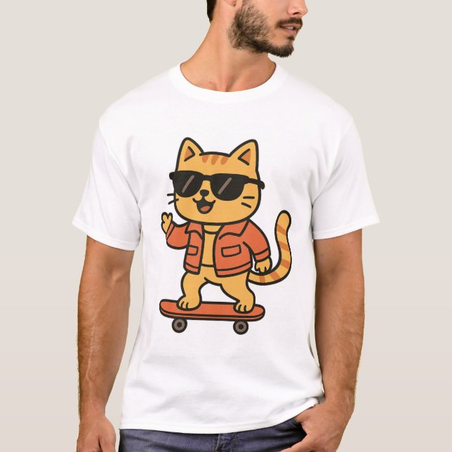 Men's Basic T-Shirt Cute Design  (Framsida)