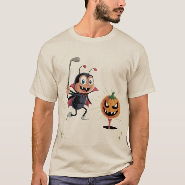 Men's Basic T-Shirt -Halloween Ants Party Flag  (Framsida)