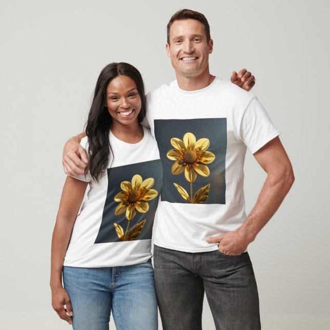 Men's Basic T-Shirt Printer Flower (Unisex)