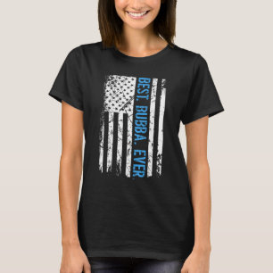 Mens Bästa Bubba Någonsin Amerikanflagga För Pappa T Shirt
