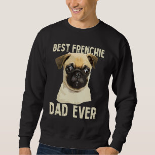 Mens Bästa Frenchie Pappa Någonsin För Pappa Frans Lång Ärmad Tröja