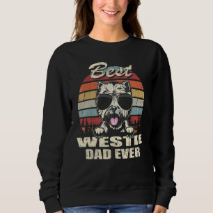 Mens Bästa Westie Pappa Någonsin Fars Dag Cool Hun T Shirt