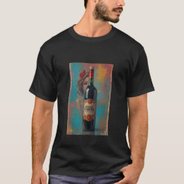 Mens Beautiful Graphic Image of Wine, Women & Song T Shirt