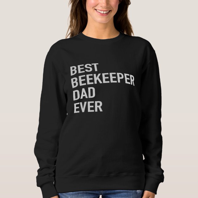Mens Beekeeper Best Beekeeper Dad Ever   Honeybee  T Shirt (Framsida)