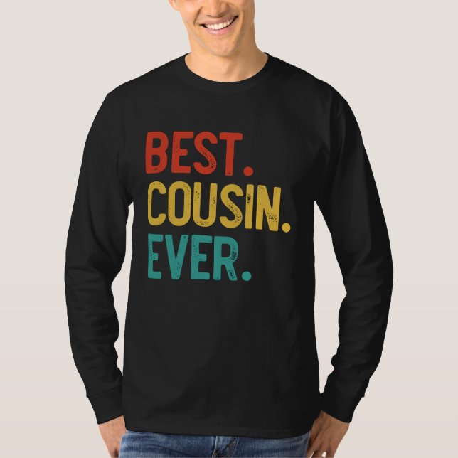 Mens Best Cousin Ever Father's Day Cousin T Shirt (Framsida)