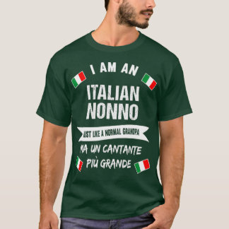 Mens Best Italian Nonno Great Italian Grandpa T Shirt