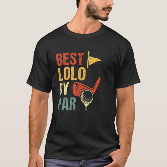 Mens Best Lolo By Par Golf T Shirt (Framsida)