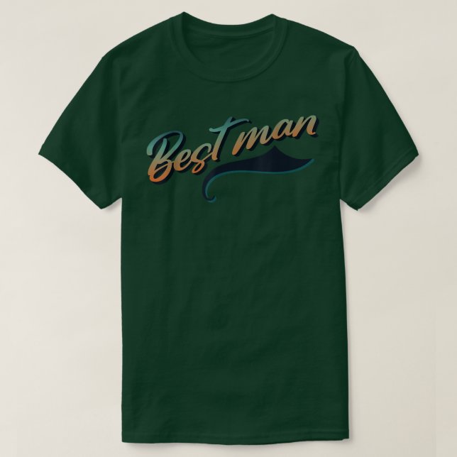Mens Best Man Funny Groom Bachelor Party  T Shirt (Design framsida)