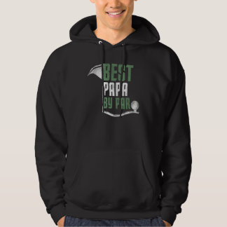 Mens Best Papa by Par Father s Day Golf Papa Golf Hoodie