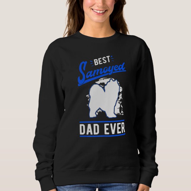 Mens Best Samoyed Dad Ever Samoyed Dad   T Shirt (Framsida)