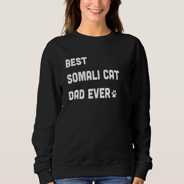 Mens Best Somali Cat Dad  Cat T Shirt (Framsida)
