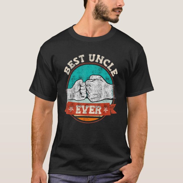 Mens Best uncle ever 4 T Shirt (Framsida)