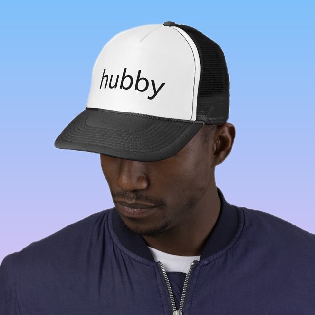 Men's Black Baseball Cap – Hubby, Perfect Gift  Keps (Skapare uppladdad)