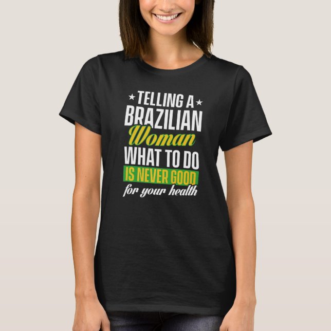 Mens Brazil Proud Brazilians Brazilian Roots Ameri T Shirt (Framsida)