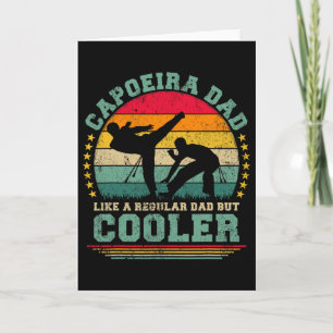 Mens Capoeira kampsport älskare Vintage Capoeira D Kort