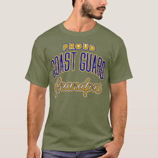 Mens Coast Guard Grandpa T Shirt
