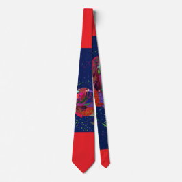 Men's Colorful Floral Art Tie Slips