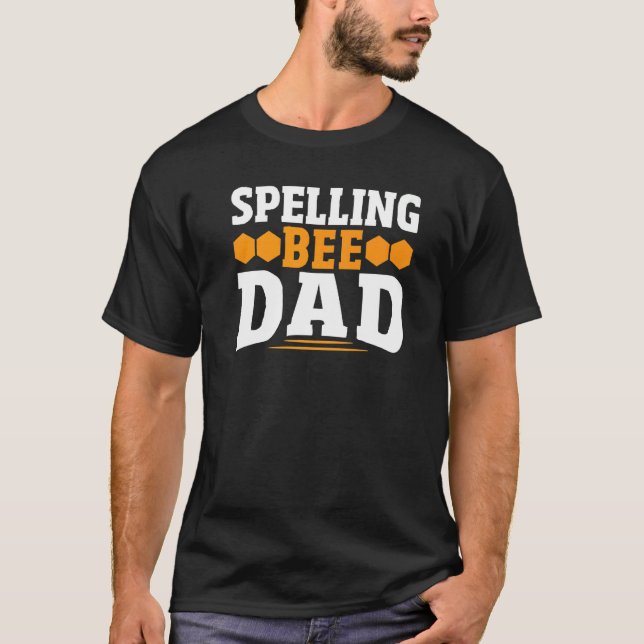 Mens Competitive Spelling Contest Spelling Dad  Sp T Shirt (Framsida)