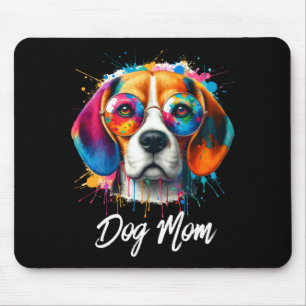 Mens cool beagle ägare hundmamma för hundälskare h musmatta