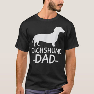 Mens Dachshund Dad Weiner Weenie Apparel dog lover T Shirt