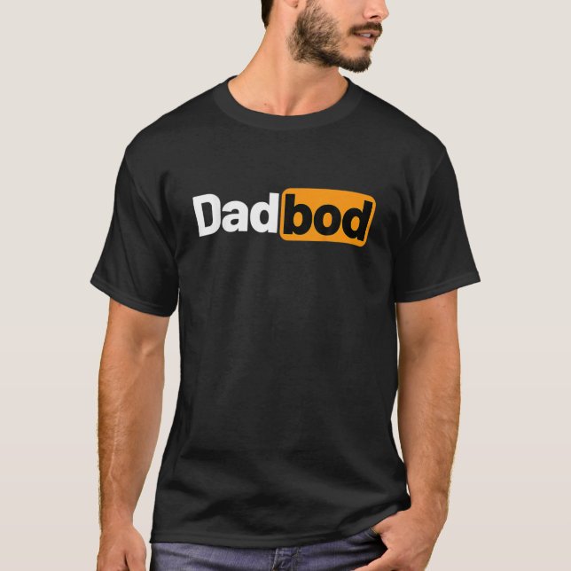 Mens DAD BOD - Classic Style Father’S Day Funny Da T Shirt (Framsida)