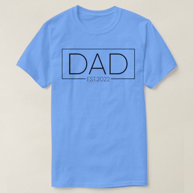 Mens DAD EST T Shirt (Design framsida)