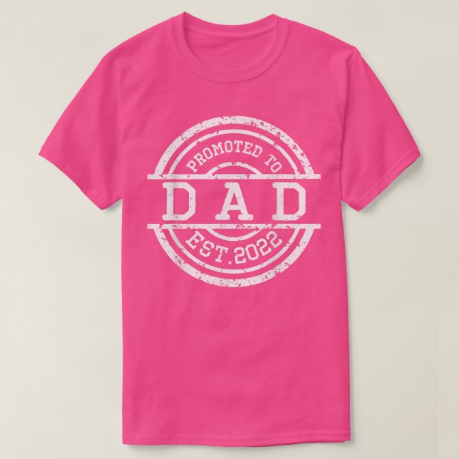 Mens Dad Est T Shirt (Design framsida)