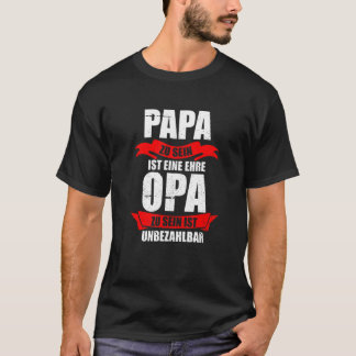 Mens Dad Honour Grandpa Inpricable Grandson T Shirt