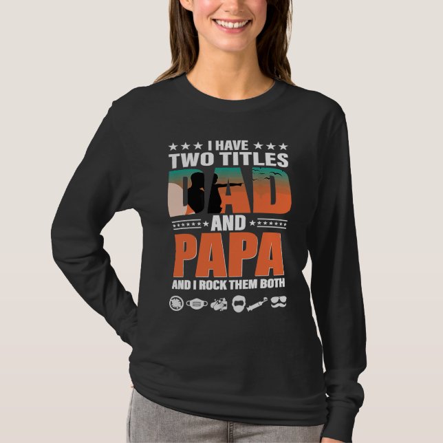 Mens    Dad Kid Fathers Day Graphic T Shirt (Framsida)