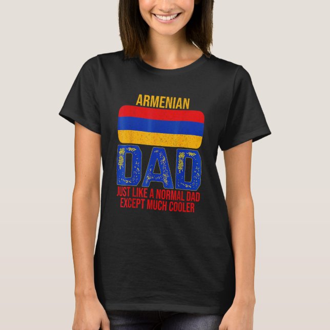 Mens Dad The Man The Myth The Armenian Legend Arme T Shirt (Framsida)