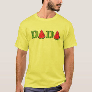 Mens Dada Watermelon Summer Fruit Watermelon Slice T Shirt