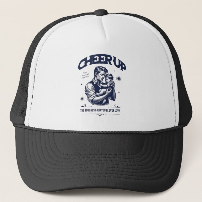 MEN'S DADDY CHEER UP TRUCKER HAT  KEPS (Framsida)