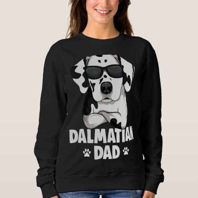 Mens Dalmatian Dog Dad T Shirt (Framsida)