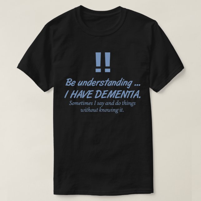 Mens Dementia Alzheimer Warrior Patients Brain Dis T Shirt (Design framsida)