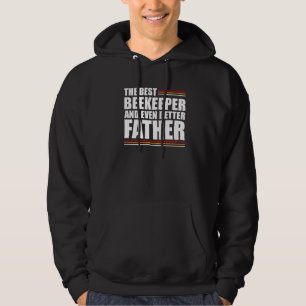 Mens den bästa biodlaren och ännu bättre pappa Api Hoodie