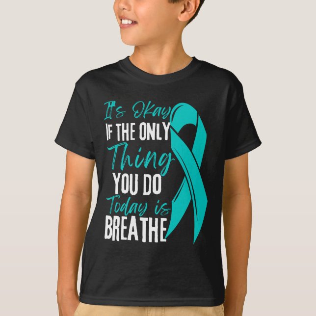 Mens det du gör är att andas Prestanda T Shirt (Framsida)