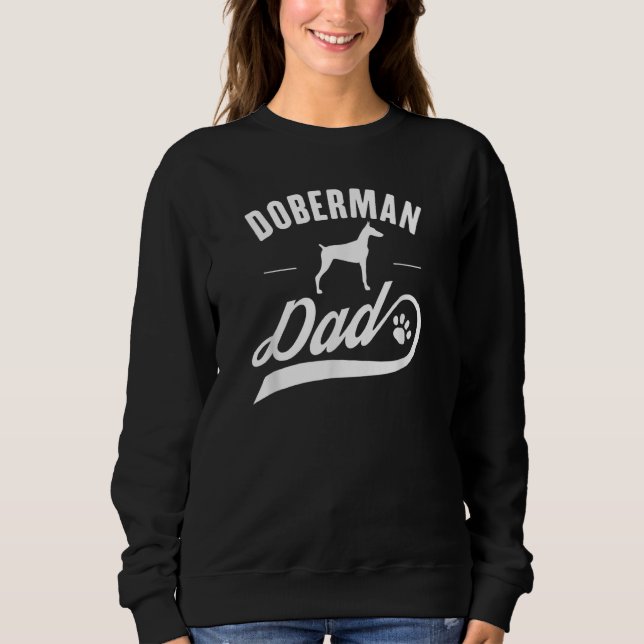 Mens Doberman Dad Dog Owner T Shirt (Framsida)