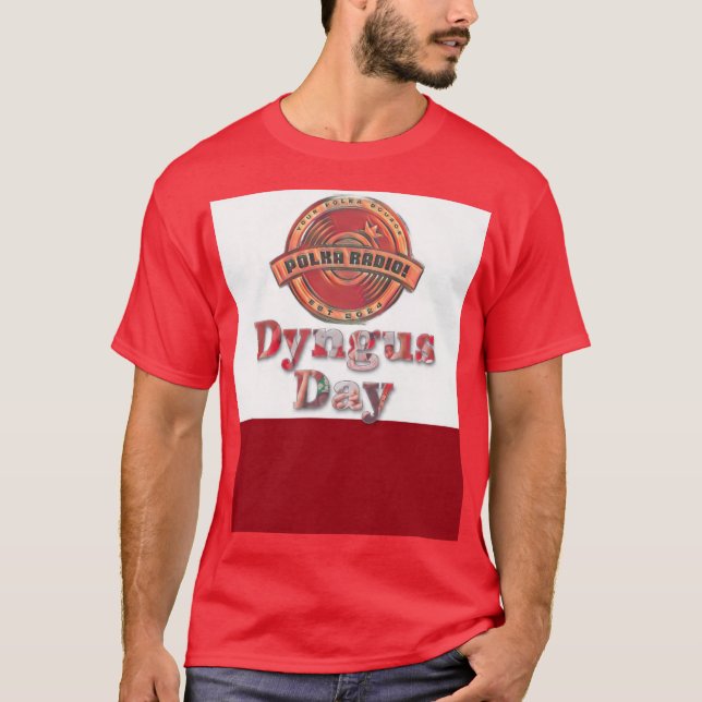 Men's Dyngus Day Polka Radio T-Shirt (Framsida)