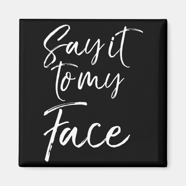 Mens Election Shirt Quote For Women Gift Cute Say  Magnet (Framsidan)