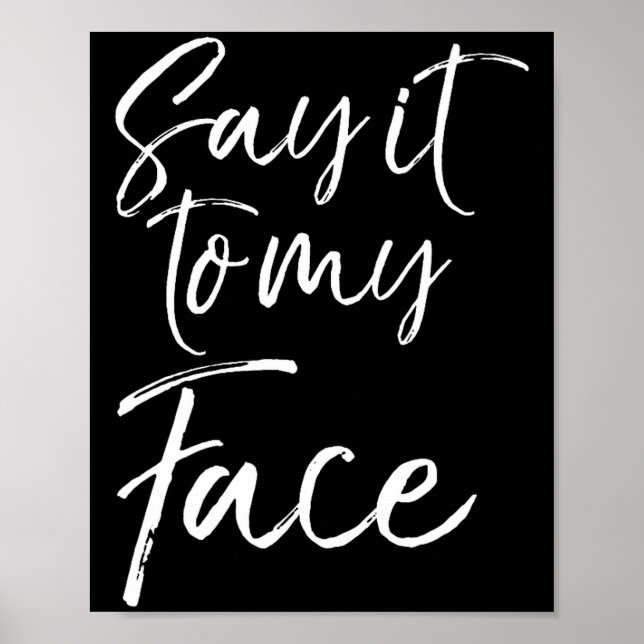 Mens Election Shirt Quote For Women Gift Cute Say  Poster (Framsidan)