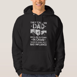 Mens Fars Dag De Kallar Mig Pappa Eftersom Partne Hoodie