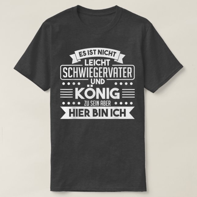 Mens Father in law in law parents, saying in law  T Shirt (Design framsida)