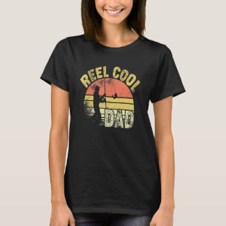 Mens Fathers Day Fishing Reel Cool Dad T Shirt