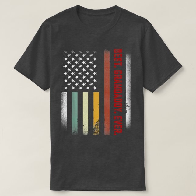 Mens Fathers Day Gift For Papa  Best Grandaddy Eve T Shirt (Design framsida)