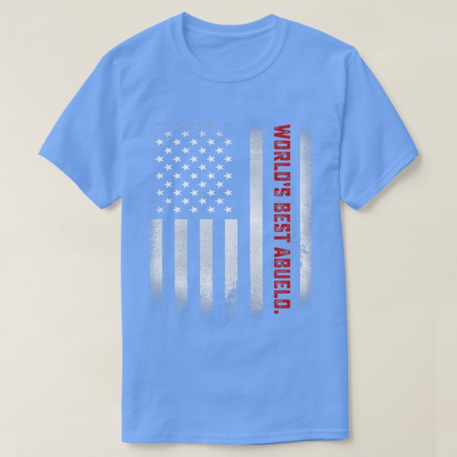 Mens Fathers Day Gift Tee  World's Best Abuelo Eve (Design framsida)