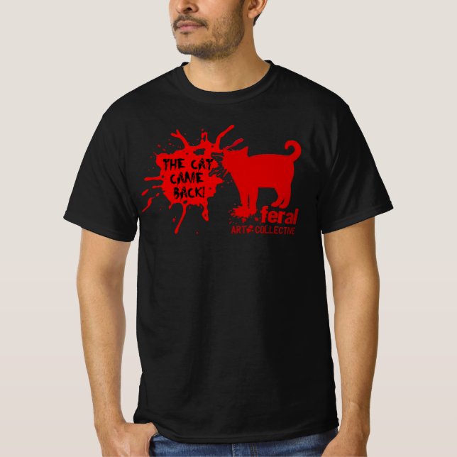 Mens Feral Art Collective Shirt T Shirt (Framsida)