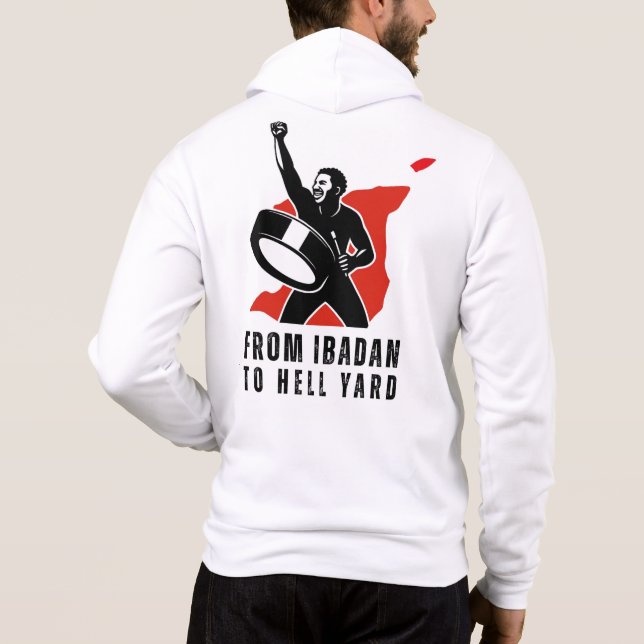 Men's FITHY Zip-Up Hoodie T Shirt (Baksida)