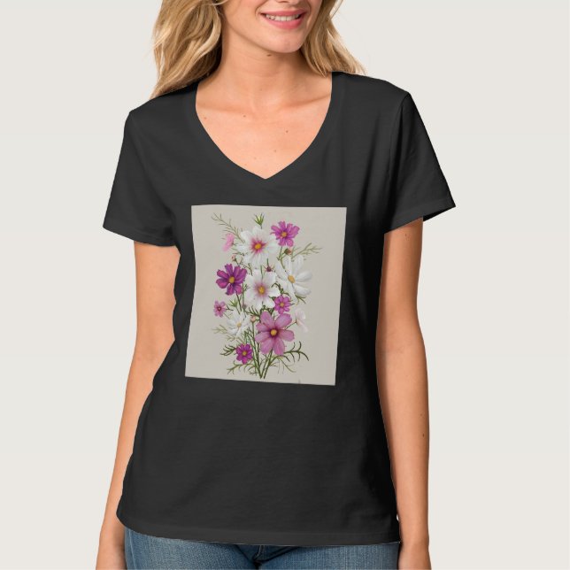 Mens flowers blossom floral flower bouquet flowers t shirt (Framsida)